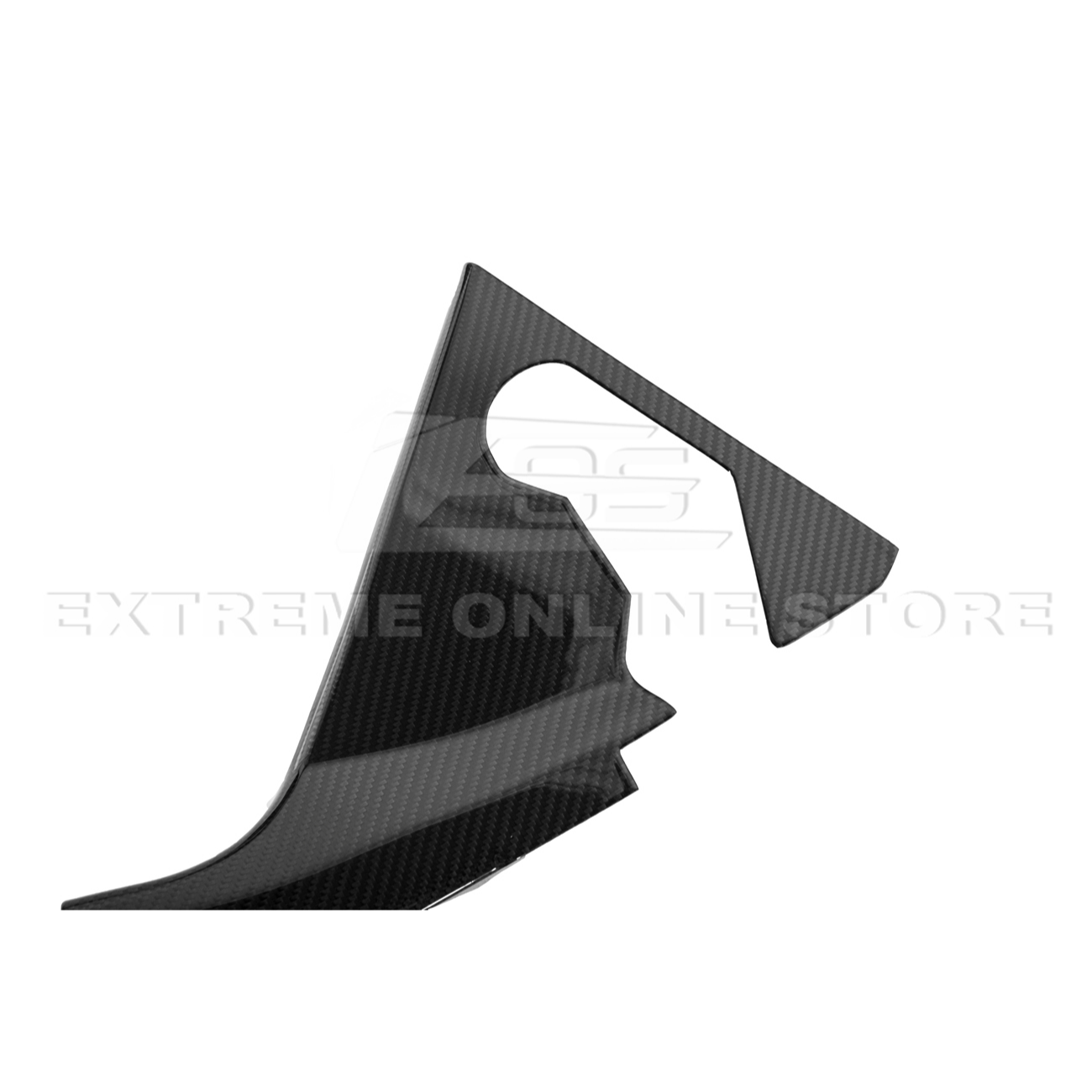 Chevrolet Corvette C8 DRY CARBON FIBER Engine Bay Corner Vent Cover
