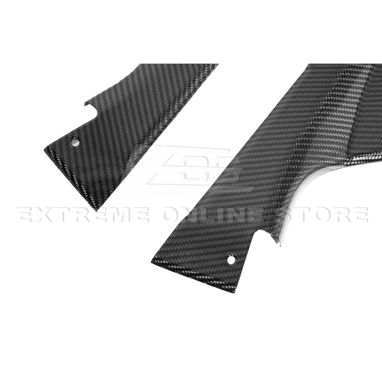 Chevrolet Corvette C8 DRY CARBON FIBER Engine Bay Corner Vent Cover