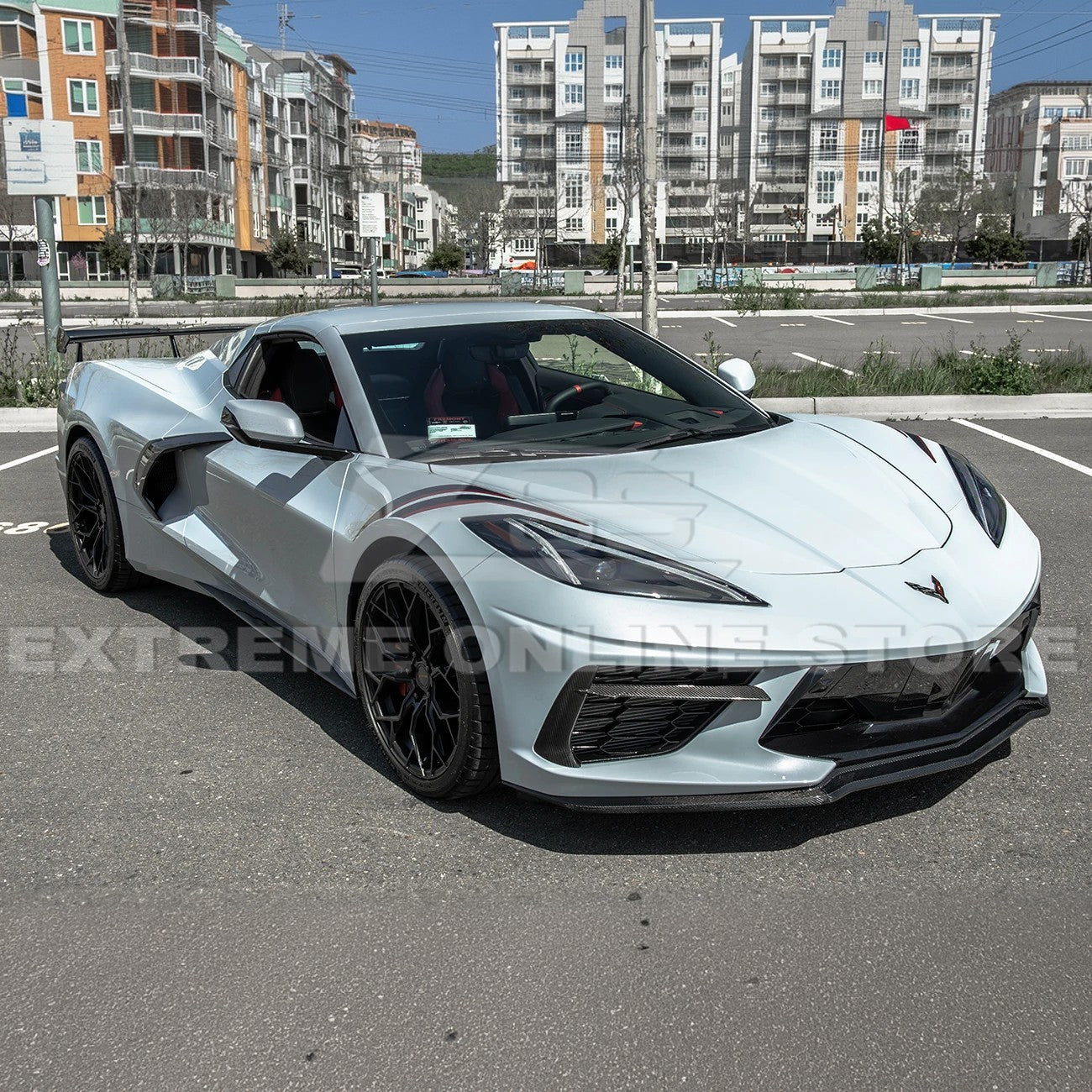 Chevrolet Corvette C8 DRY CARBON FIBER Front Grille Insert