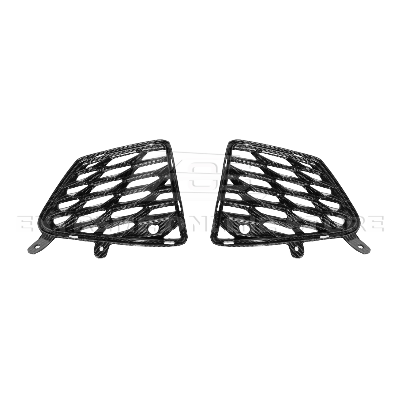 Chevrolet Corvette C8 DRY CARBON FIBER Rear Grill Cover