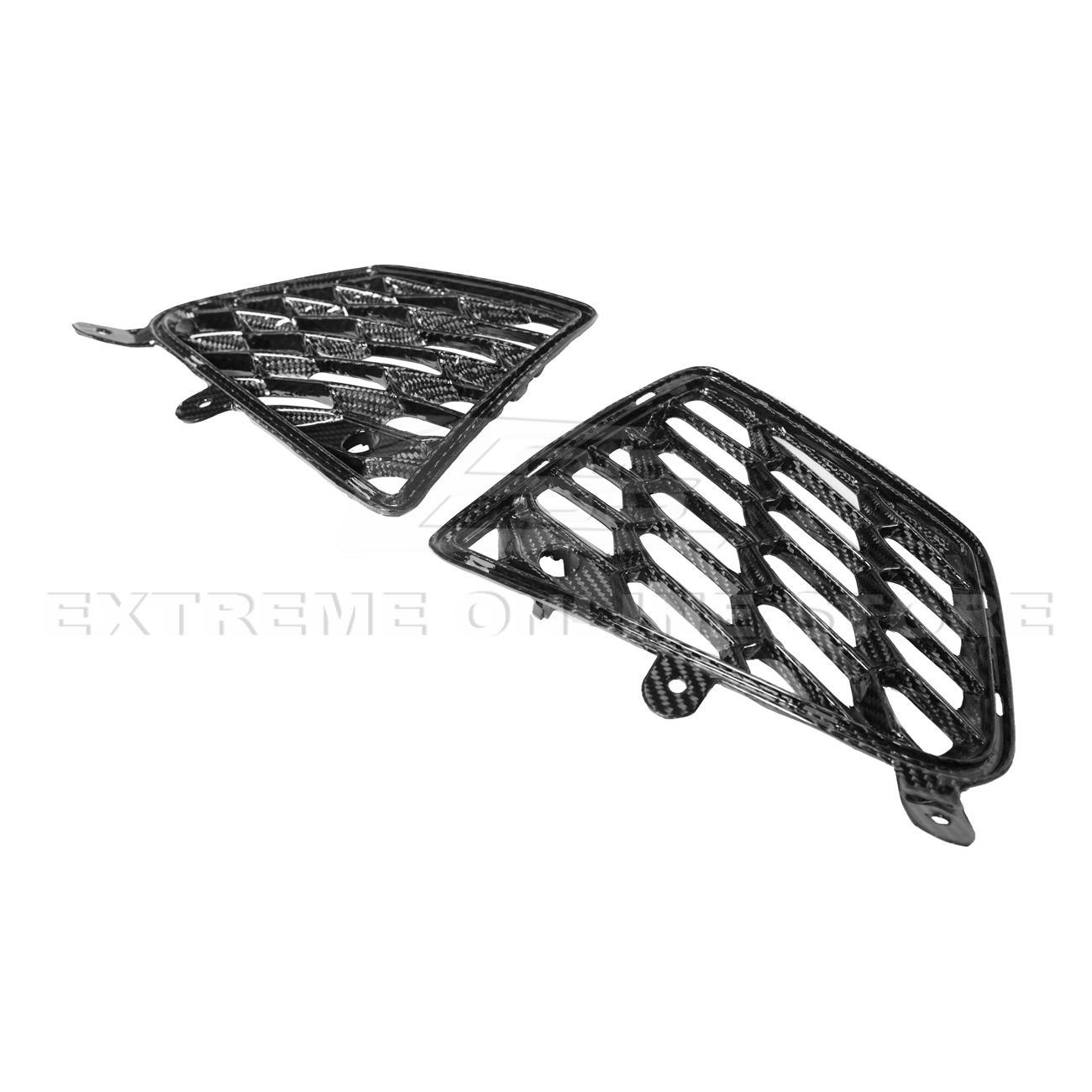 Chevrolet Corvette C8 DRY CARBON FIBER Rear Grill Cover