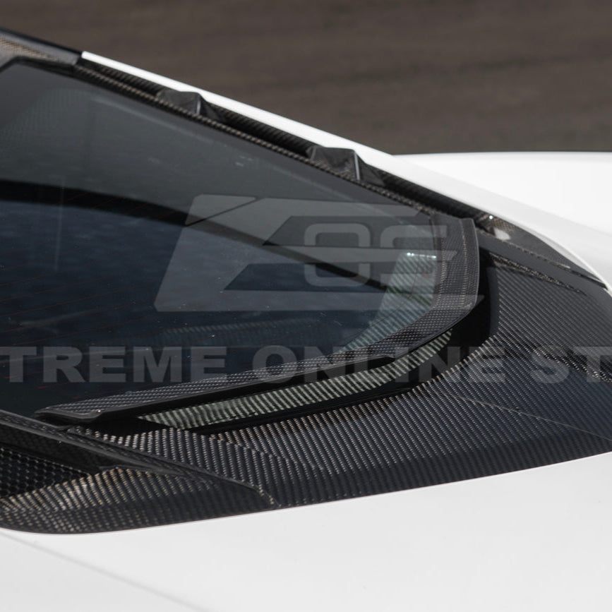 Chevrolet Corvette C8 DRY CARBON FIBER Rear Window Hatch Deck Lid Spoiler
