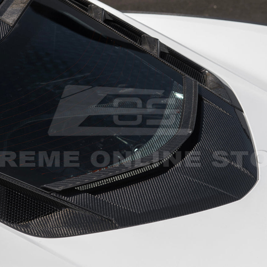 Chevrolet Corvette C8 DRY CARBON FIBER Rear Window Hatch Deck Lid Spoiler