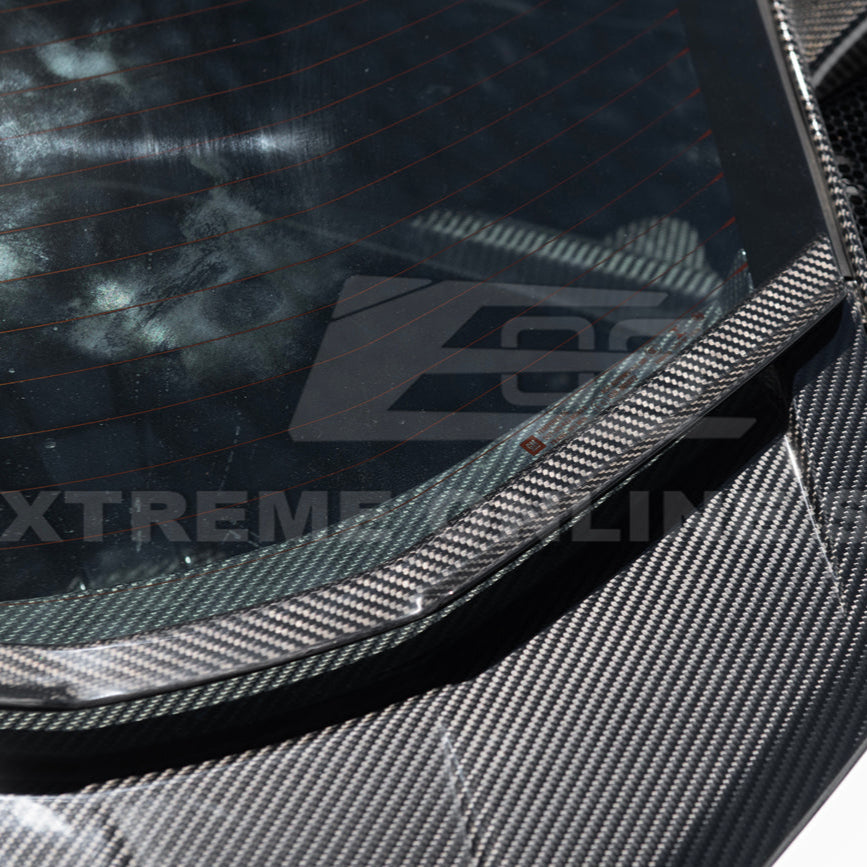 Chevrolet Corvette C8 DRY CARBON FIBER Rear Window Hatch Deck Lid Spoiler
