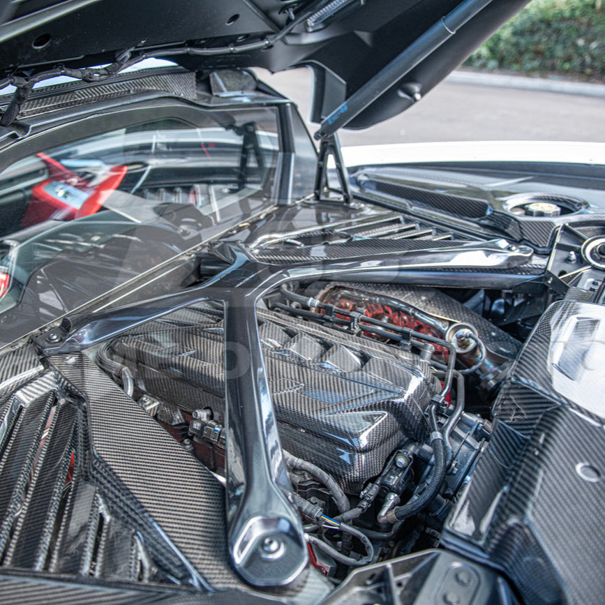 Chevrolet Corvette C8 DRY CARBON FIBER X-Brace