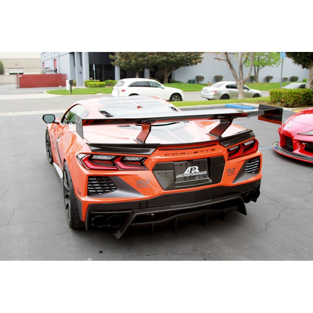 Chevrolet Corvette C8 GTC500 Carbon Fiber Adjustable Wing-GTC-500 Wing-Grocery Getter Performance