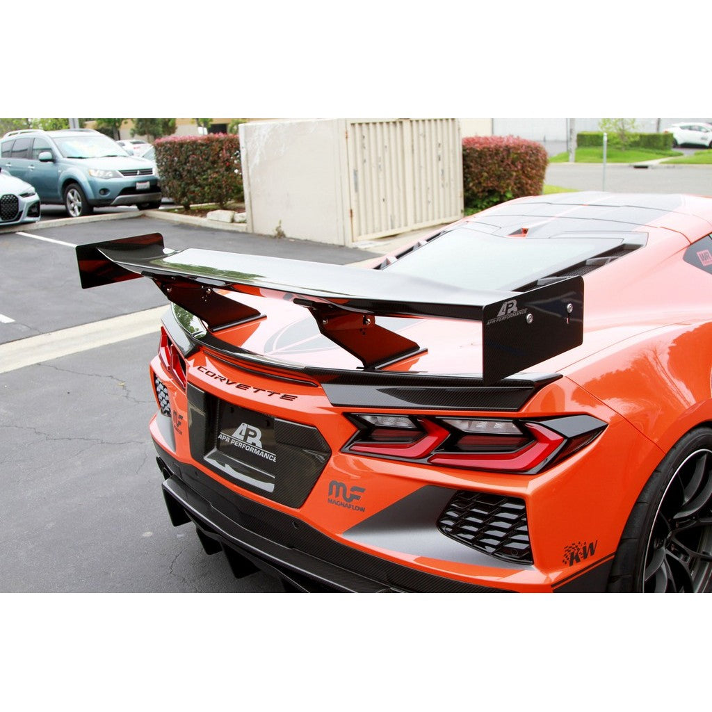 Chevrolet Corvette C8 GTC500 Carbon Fiber Adjustable Wing-GTC-500 Wing-Grocery Getter Performance