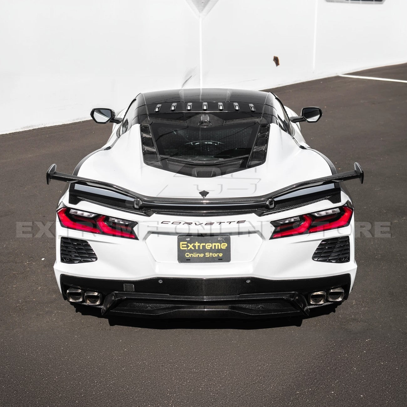 Chevrolet Corvette C8 Rear Roof Vortex Generators