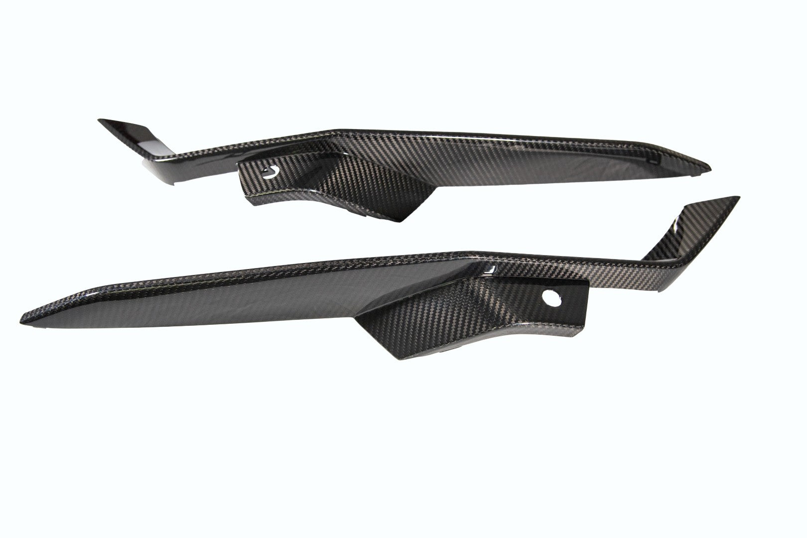 Chevrolet Corvette C8 Z06 Carbon Fiber Front Bumper Grille Inserts-Carbon Fiber Enhancement Parts-Grocery Getter Performance