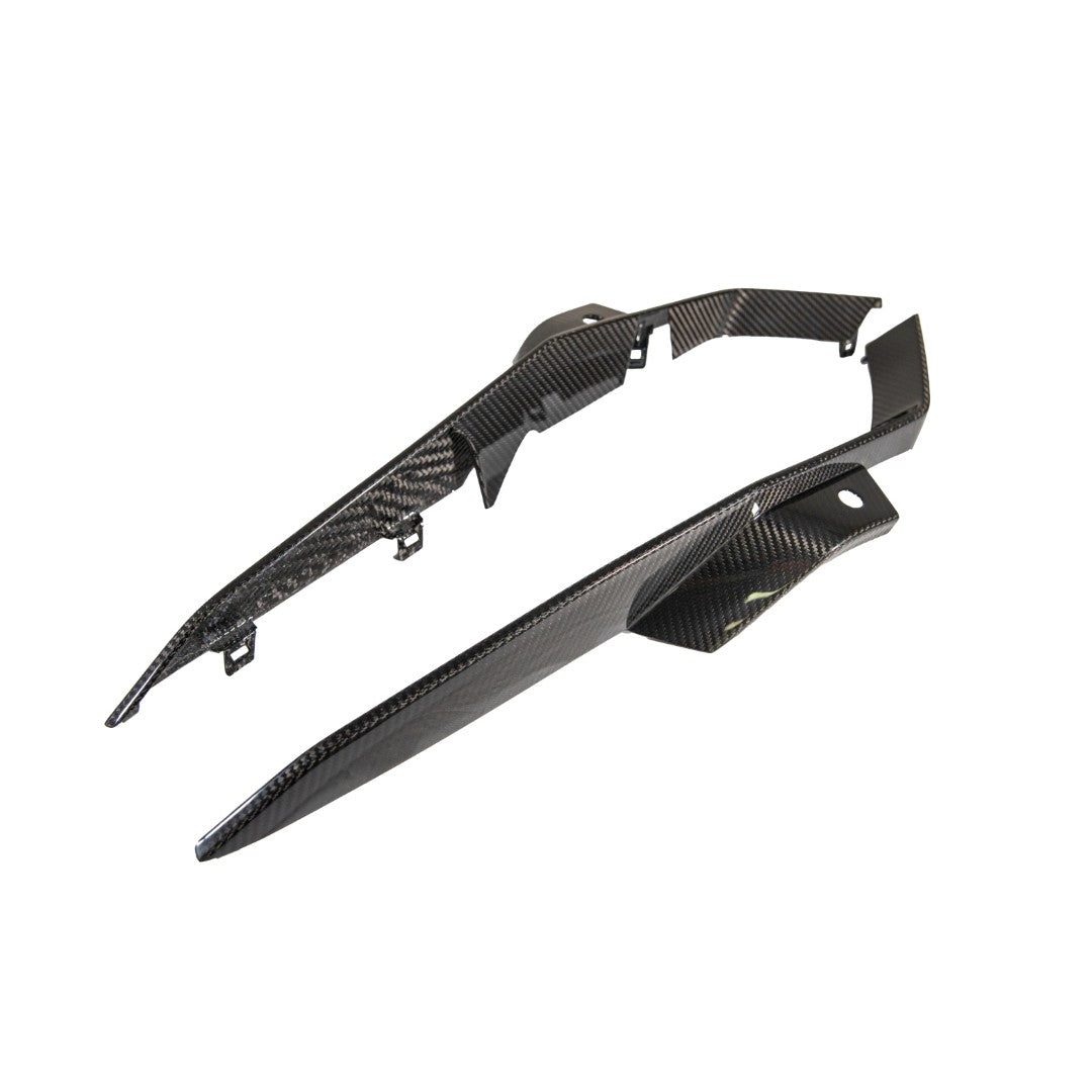 Chevrolet Corvette C8 Z06 Carbon Fiber Front Bumper Grille Inserts-Carbon Fiber Enhancement Parts-Grocery Getter Performance