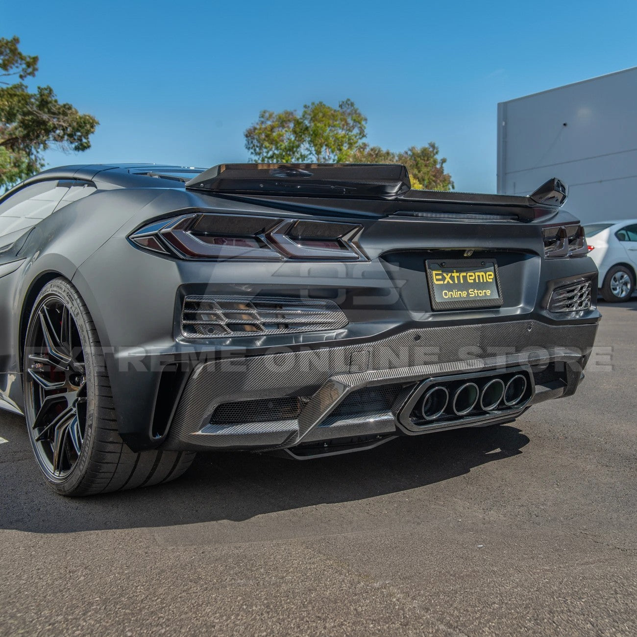 Chevrolet Corvette C8 Z06 DRY CARBON FIBER Rear Bumper Vent