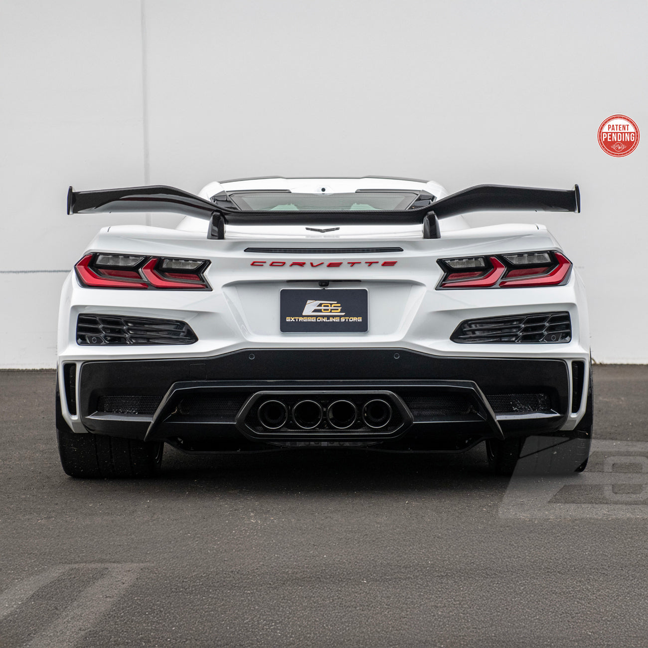 Chevrolet Corvette C8 Z06 DRY CARBON FIBER Rear High Wing