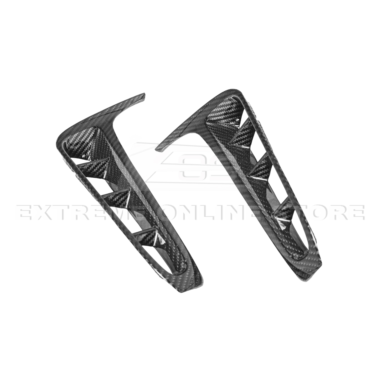 Chevrolet Corvette C8 Z06 DRY CARBON FIBER Rear Side Vent Cover