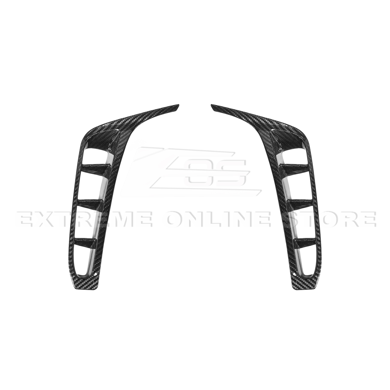 Chevrolet Corvette C8 Z06 DRY CARBON FIBER Rear Side Vent Cover