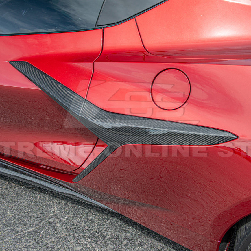 Chevrolet Corvette C8 Z06 DRY CARBON FIBER Side Door Garnish