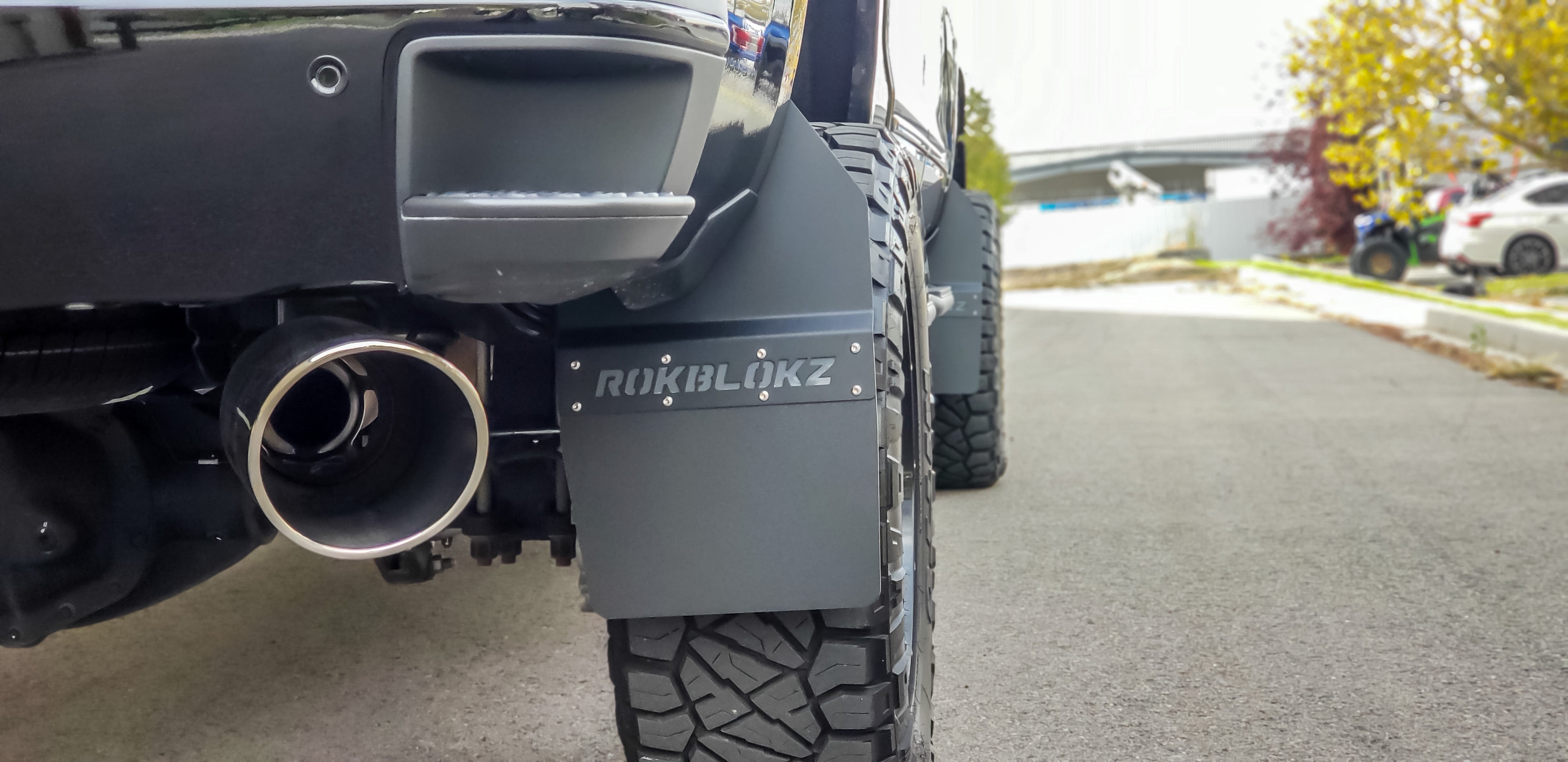 Chevrolet Silverado 1500/2500/3500HD STEP BACK (3rd Gen) 2015-2018 SRW Mud Flaps