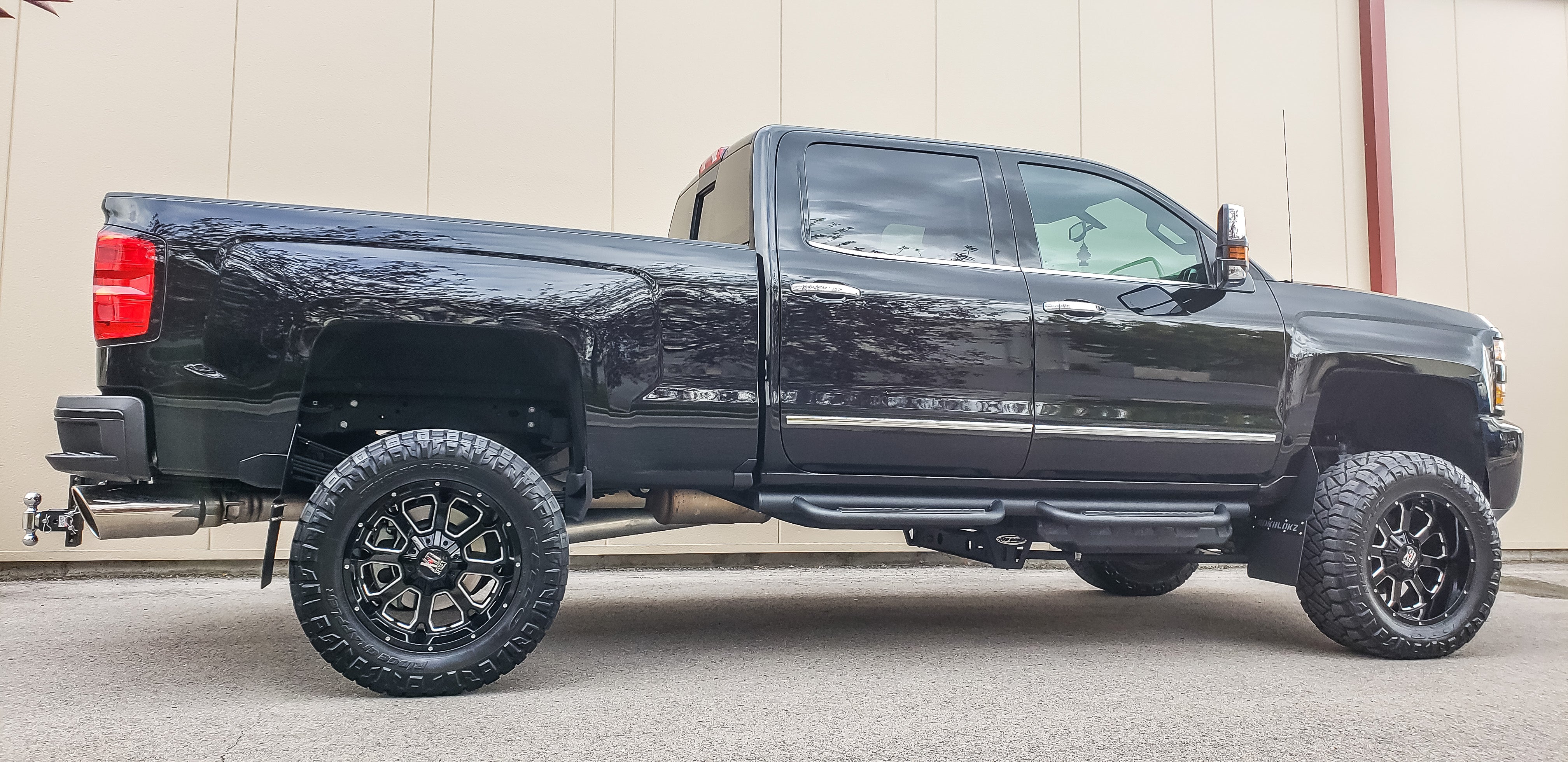 Chevrolet Silverado 1500/2500/3500HD STEP BACK (3rd Gen) 2015-2018 SRW Mud Flaps