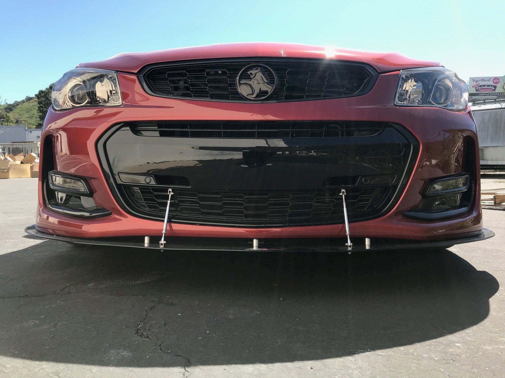 Chevrolet SS Sedan Carbon Fiber Front Wind Splitter-Front Wind Splitter-Grocery Getter Performance