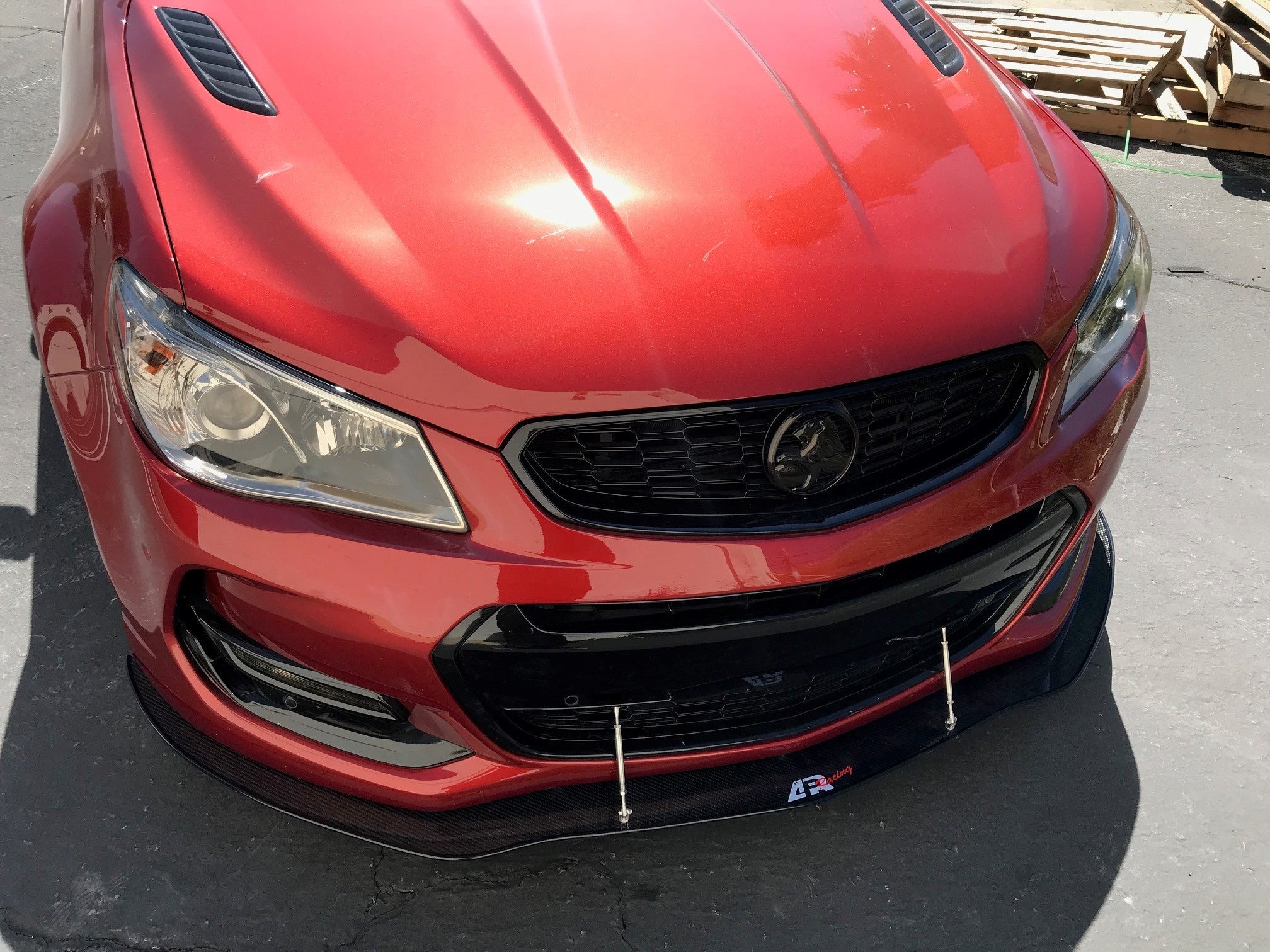Chevrolet SS Sedan Carbon Fiber Front Wind Splitter-Front Wind Splitter-Grocery Getter Performance