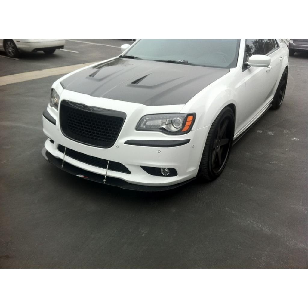 Chrysler 300C SRT8 Carbon Fiber Front Wind Splitter 2011-2023-Front Wind Splitter-Grocery Getter Performance