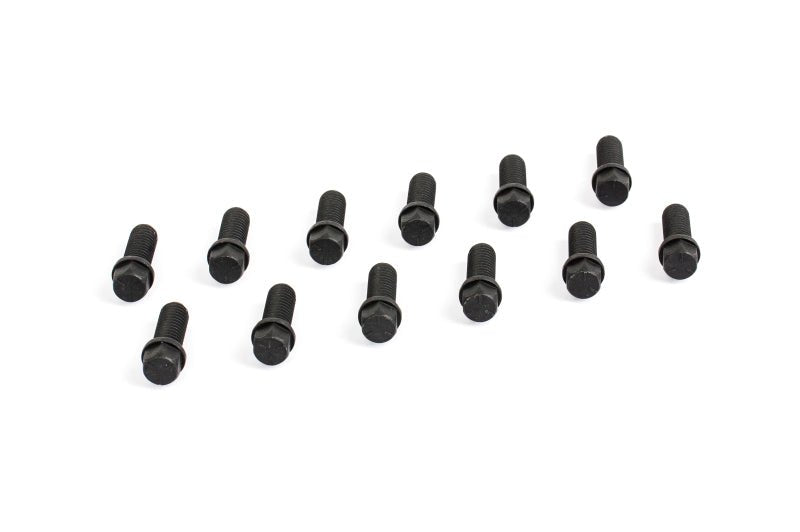 Cometic Header Bolts 3/8 - 16 x 1in Grade 5 Black Oxide Finish With Compact Hex Head - Grocery Getter Performance