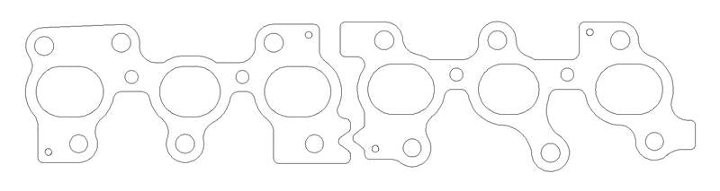 Cometic Toyota 2JZGTE 93-UP 2 PC. Exhaust Manifold Gasket .030 inch 1.600 inch X 1.220 inch Port-Exhaust Gaskets-Grocery Getter Performance