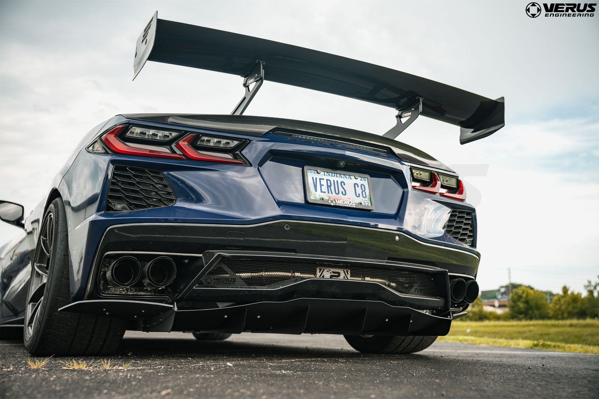 Composite Rear Spat Kit - Corvette Stingray (C8)-Grocery Getter Performance