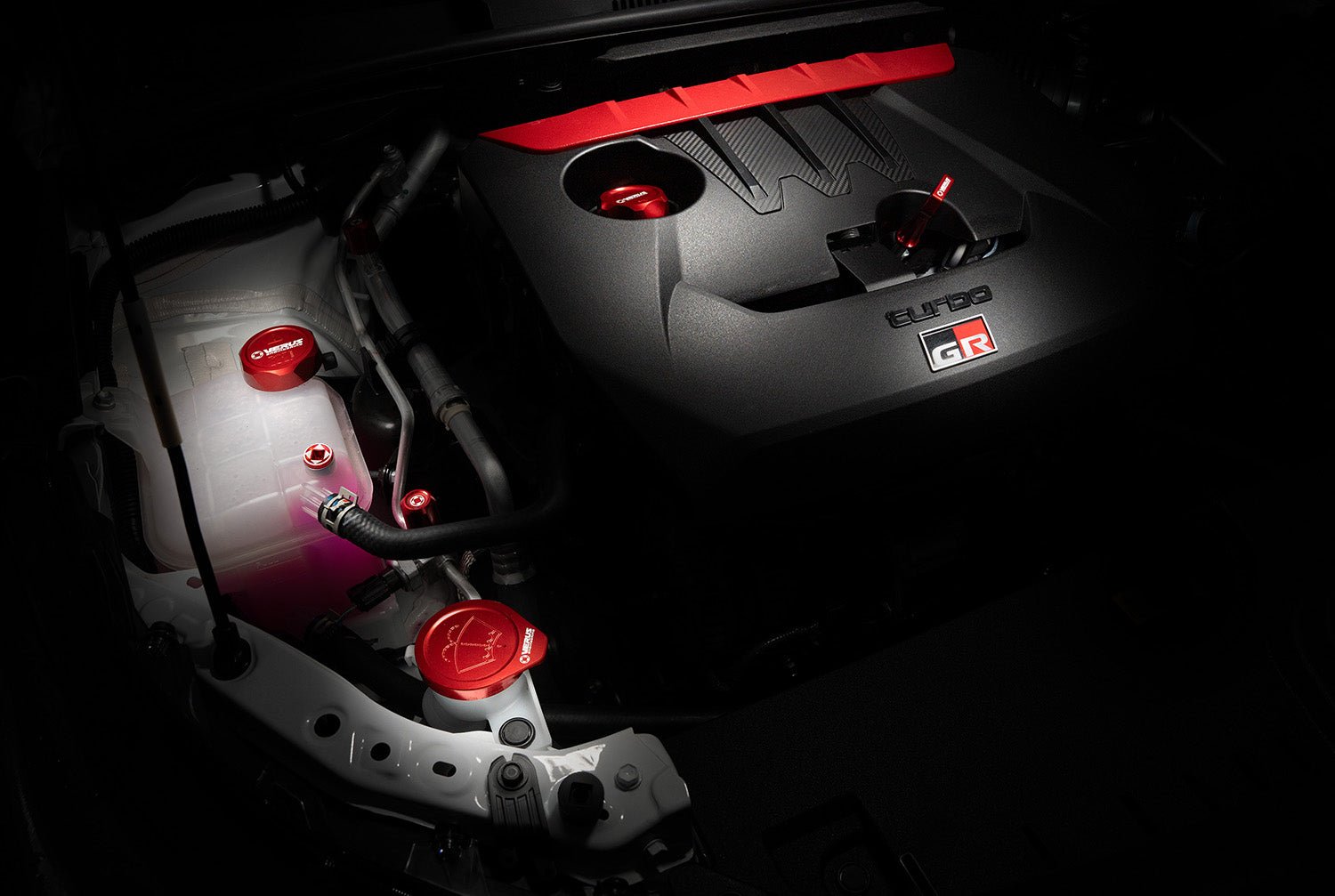 Coolant Cap Cover and Coolant Bleed Screw - Toyota GR Corolla