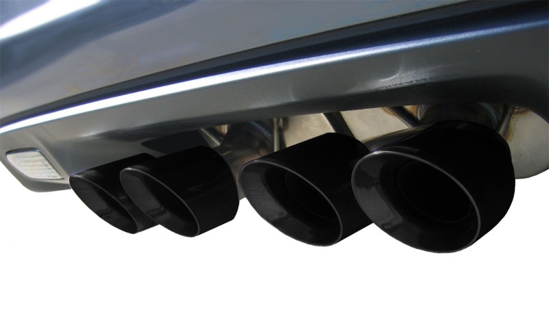 Corsa 06-11 Chevrolet Corvette C6 Z06/ZR1 Sport Cat-Back Dual Rear Exit w/ Twin 4.0in Black Tips-Catback-Grocery Getter Performance