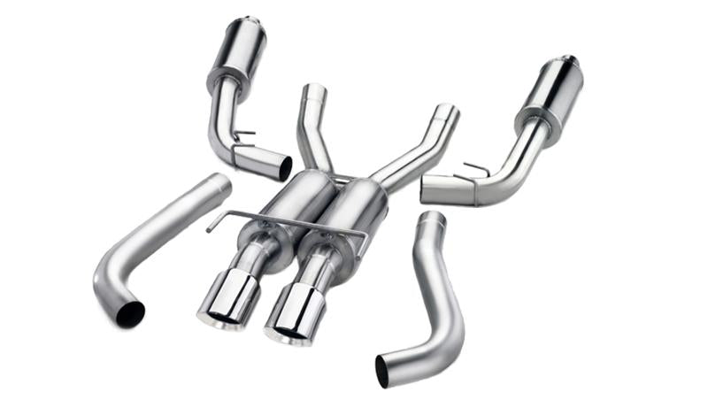 Corsa 06-11 Chevrolet Corvette C6 Z06/ZR1 Sport Cat-Back Dual Rear Exit w/ Twin 4.0in Black Tips-Catback-Grocery Getter Performance