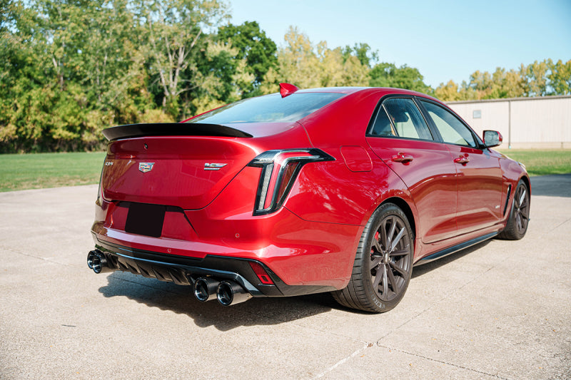 Corsa 22-25 Cadillac CT4 V Blackwing 3in Active Valve Axle-Back - 4.5in Carbon Fiber Black Tip-Axle Back-Grocery Getter Performance
