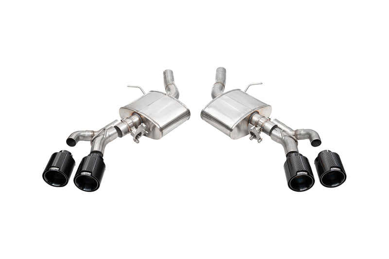 Corsa 22-25 Cadillac CT4 V Blackwing 3in Active Valve Axle-Back - 4.5in Carbon Fiber Black Tip-Axle Back-Grocery Getter Performance