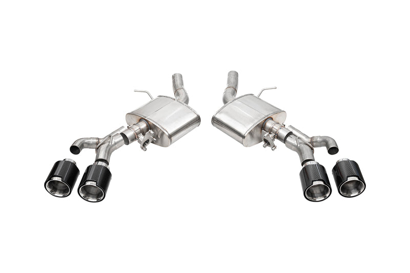 Corsa 22-25 Cadillac CT4 V Blackwing 3in Active Valve Axle-Back - 4.5in Carbon Fiber Polished Tip-Axle Back-Grocery Getter Performance