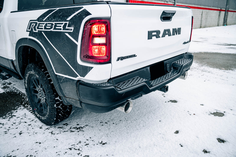 Corsa 25-26 Ram 2.5in Stainless Steel Sport Cat-back Dual Rear Exit 5.0in Polished Tip-Catback-Grocery Getter Performance