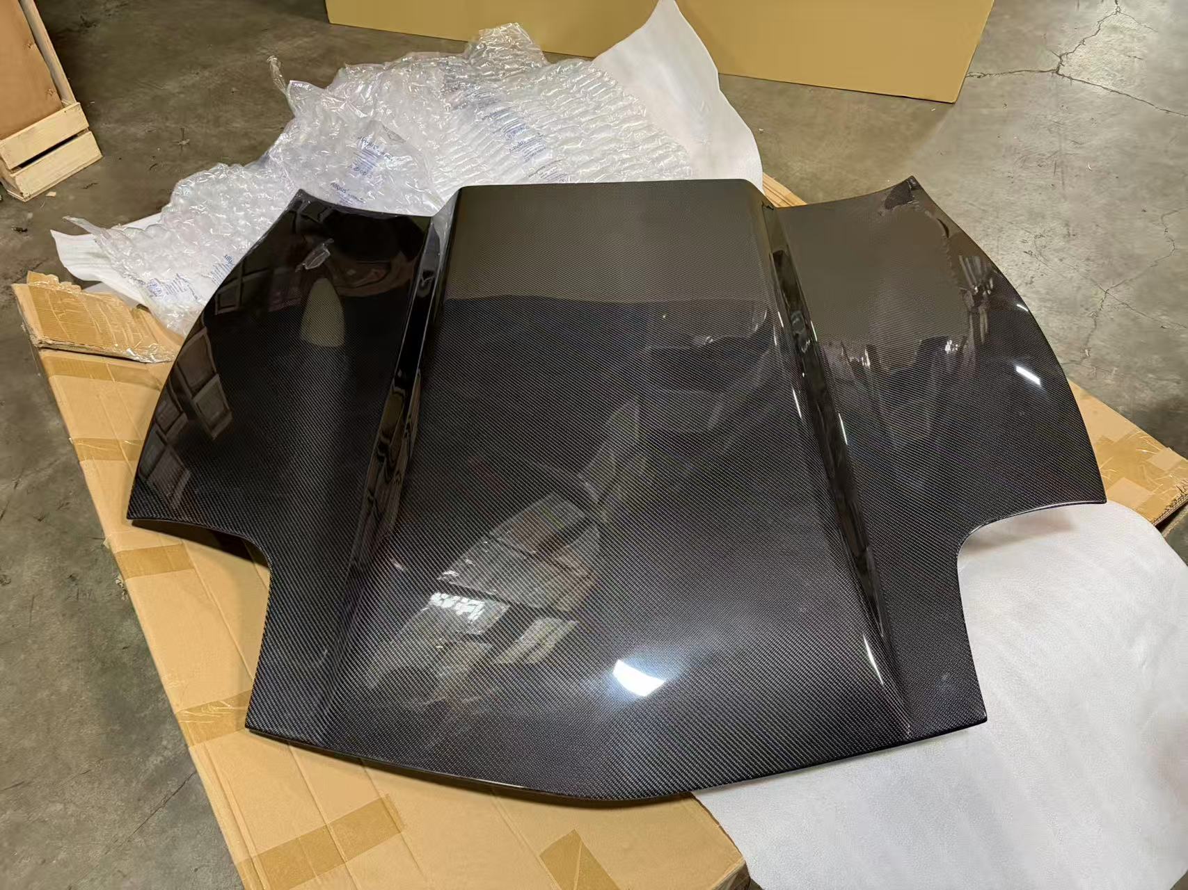 Corvette C5 Front Cow Vented Hood Cover