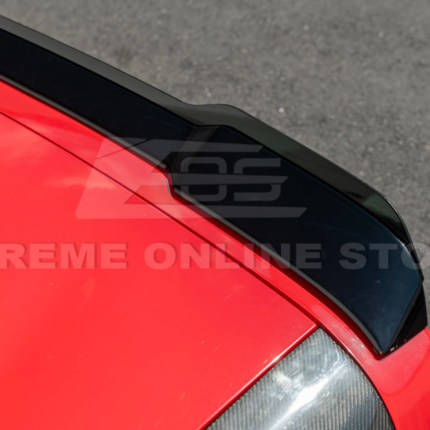 Corvette C5 ZR1 Extended GLOSSY BLACK Rear Trunk Lid Wickerbill Spoiler