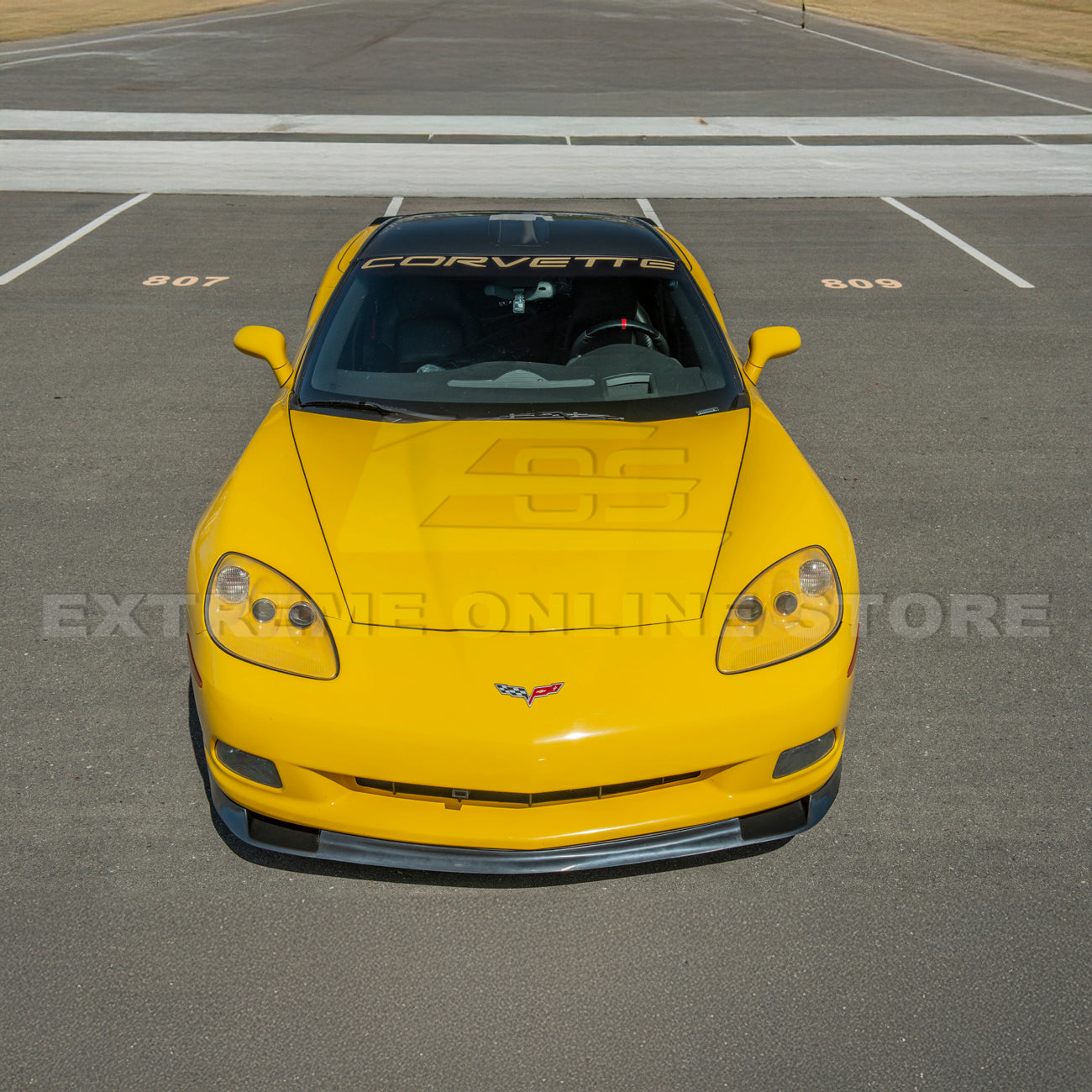 Corvette C6 Base Model ZR1 Conversion Front Splitter Lip