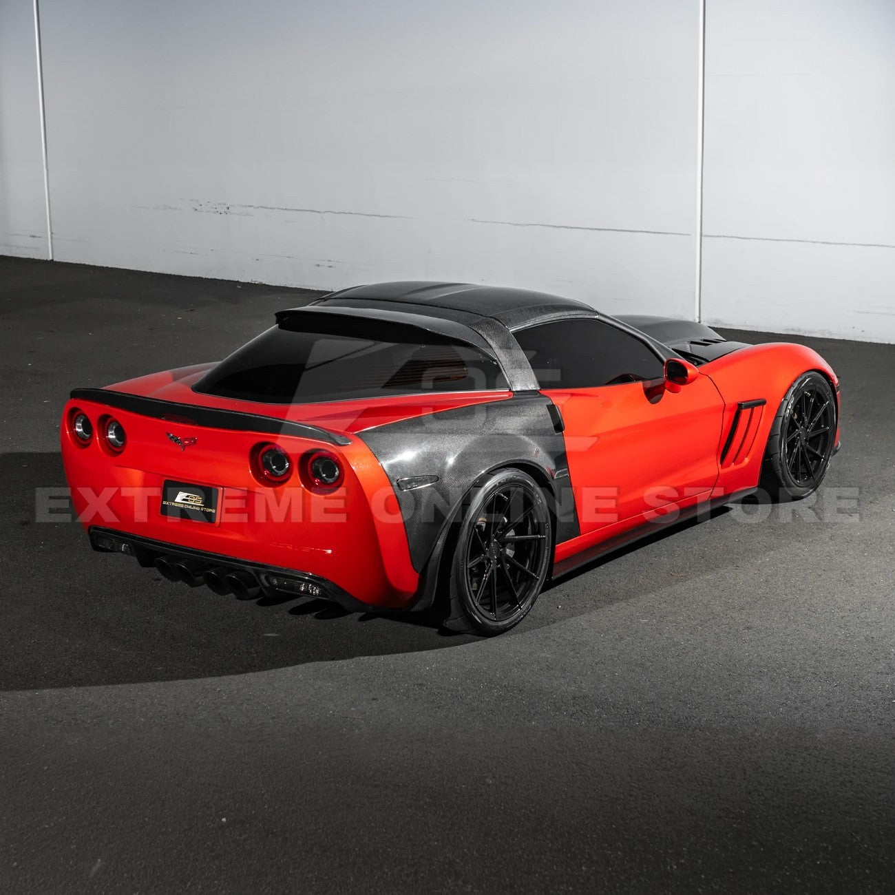 Corvette C6 | EOS Performance CARBON FIBER Rear Roof Wing Lid Spoiler