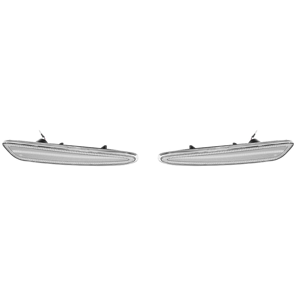 Corvette C6 Front Amber Light LED Side Markers Pair