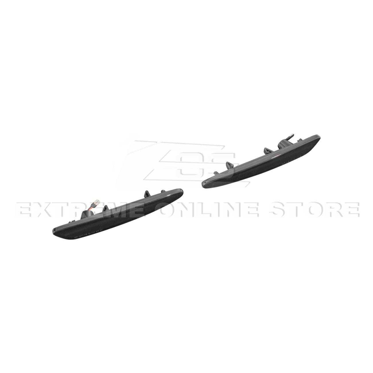 Corvette C6 Front Amber Light LED Side Markers Pair