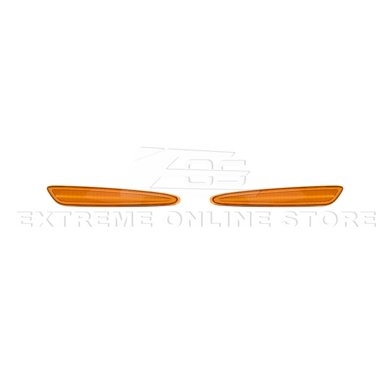 Corvette C6 Front Amber Light LED Side Markers Pair