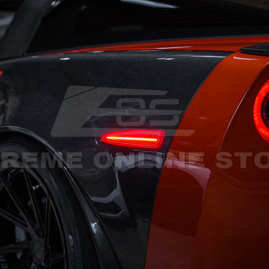 Corvette C6 Front & Rear Amber Light LED Side Markers Pair