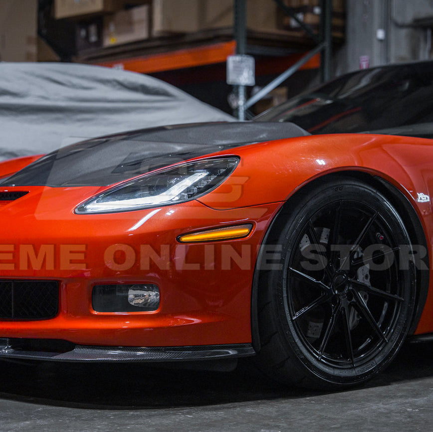 Corvette C6 Front & Rear Amber Light LED Side Markers Pair