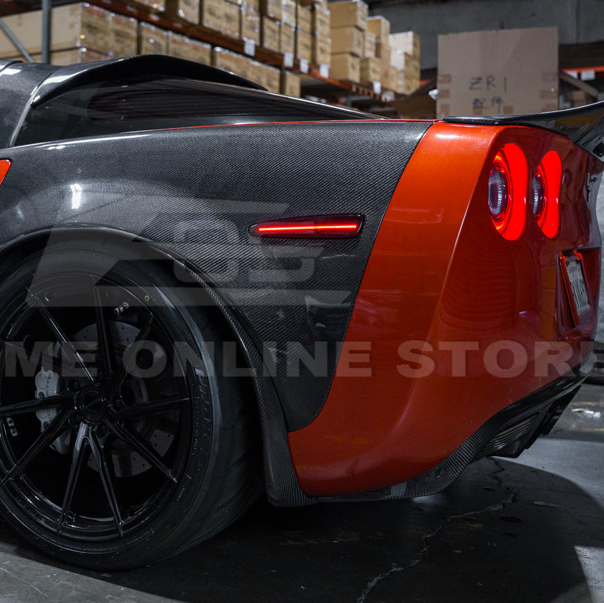 Corvette C6 Front & Rear Amber Light LED Side Markers Pair