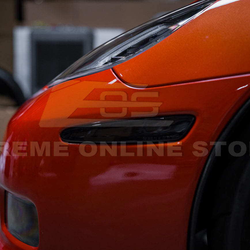 Corvette C6 Front & Rear Amber Light LED Side Markers Pair
