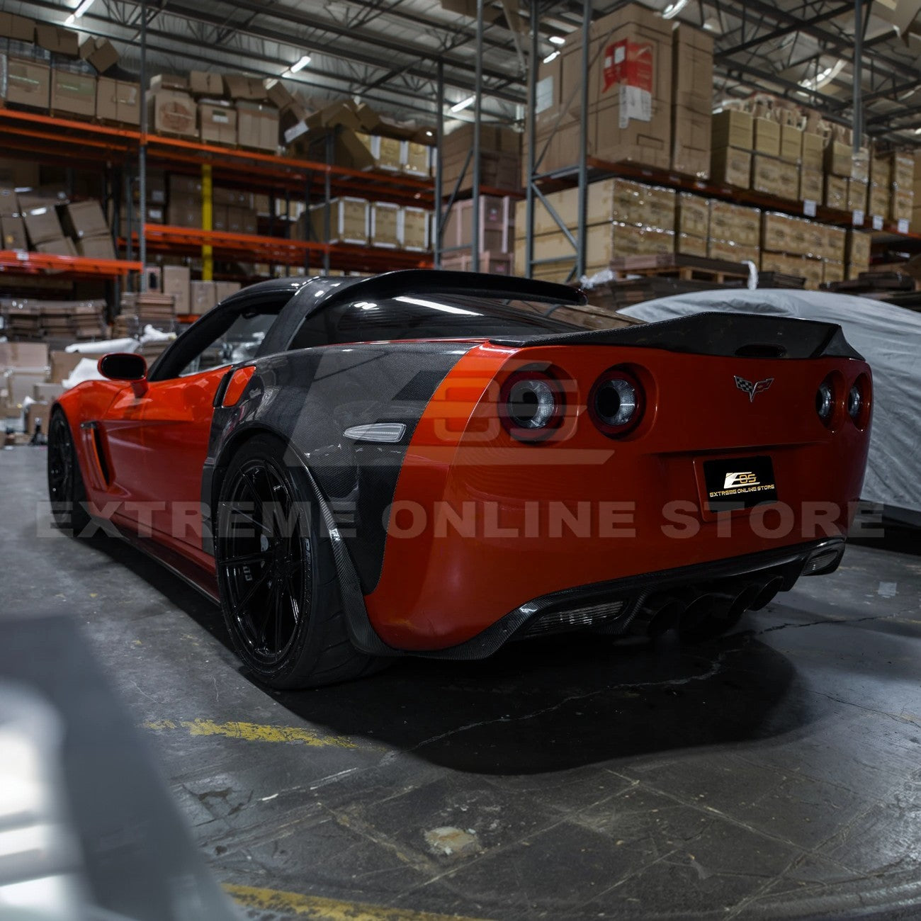 Corvette C6 Front & Rear Amber Light LED Side Markers Pair
