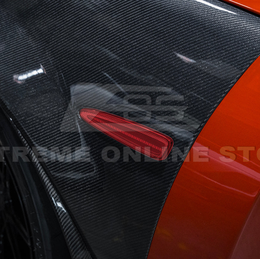 Corvette C6 Rear Red Light LED Side Markers Pair
