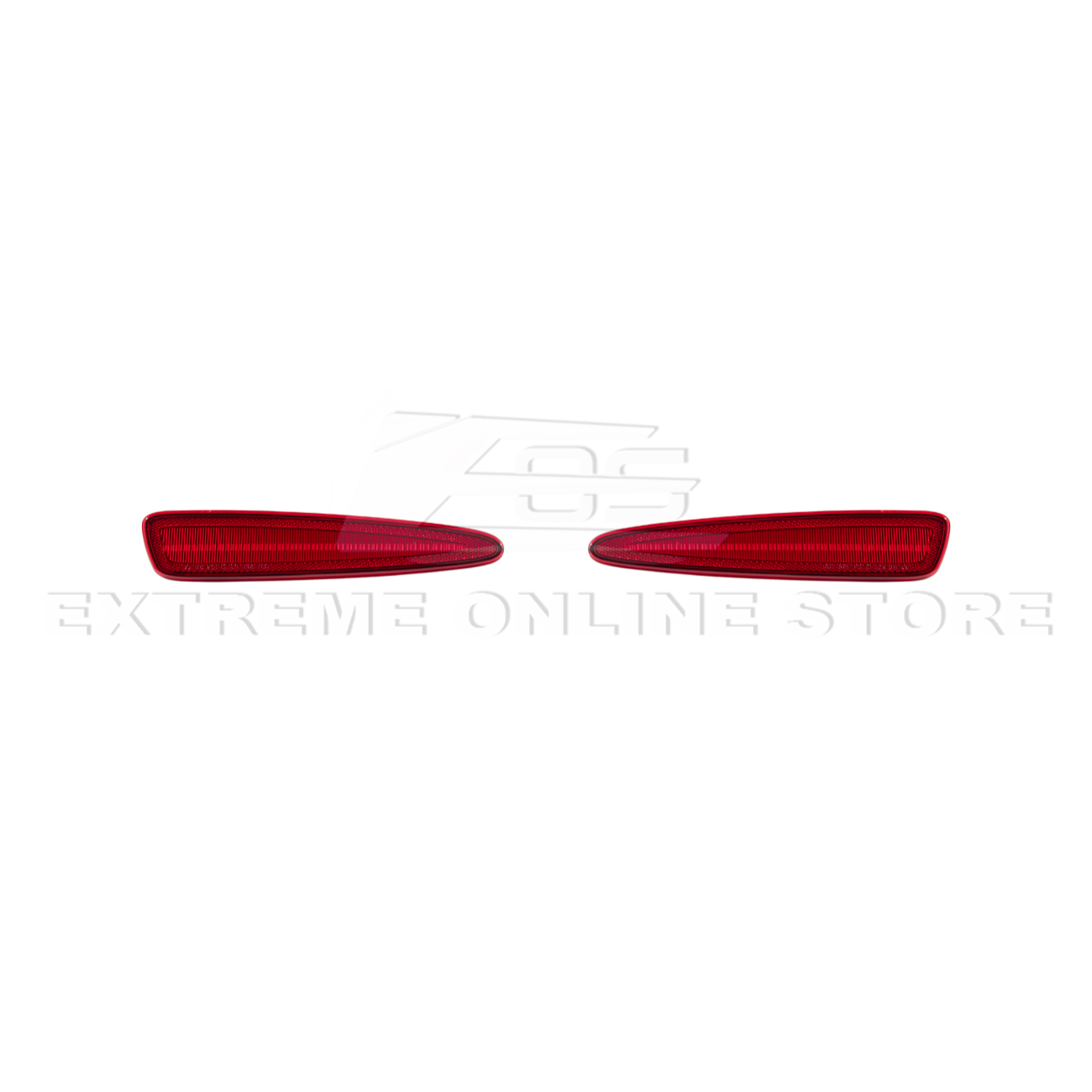 Corvette C6 Rear Red Light LED Side Markers Pair