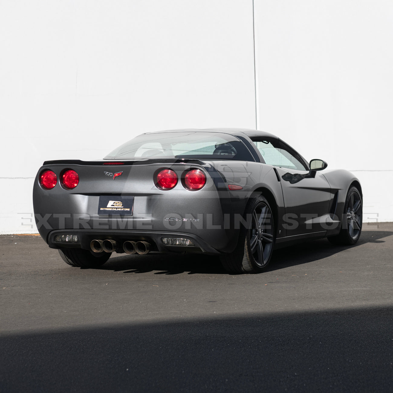 Corvette C6 ZR1 DRY CARBON FIBER Conversion Rear Trunk Spoiler