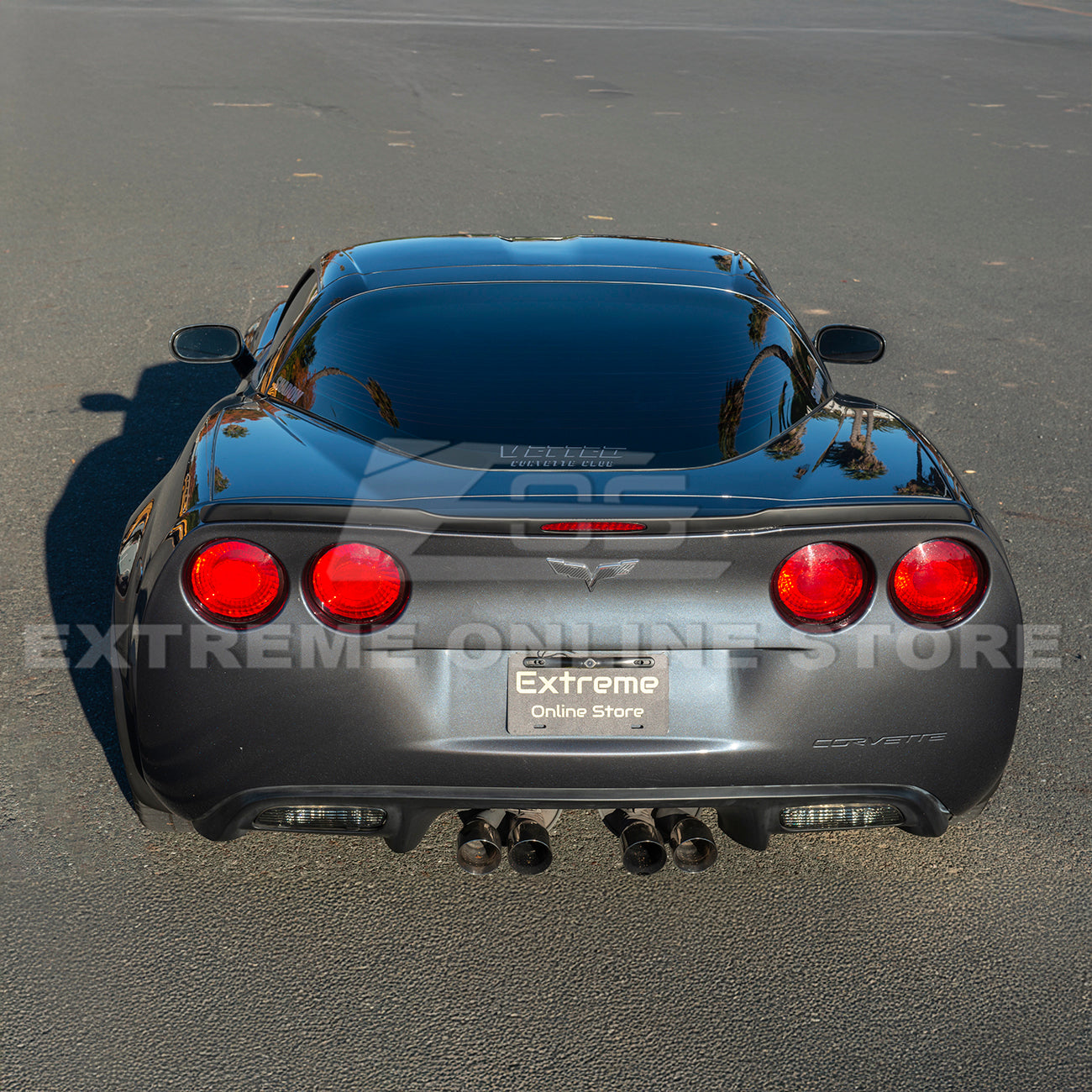 Corvette C6 ZR1 DRY CARBON FIBER Conversion Rear Trunk Spoiler